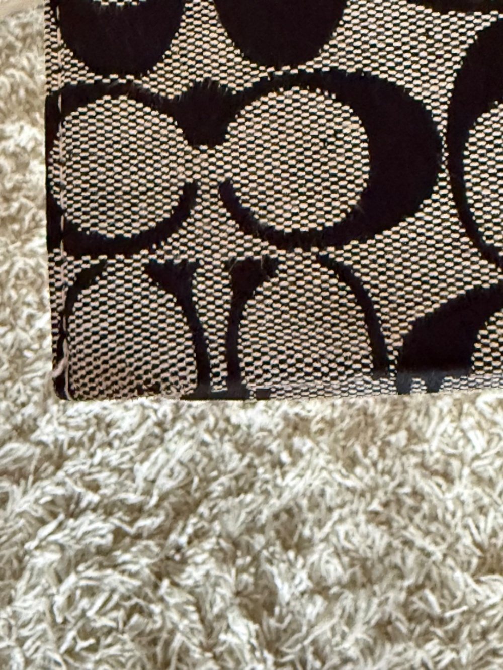 Vtg Coach Signature Jacquard Black Flat File/Utility Belt Bag Circa 2003–2007 - Picture 12 of 16